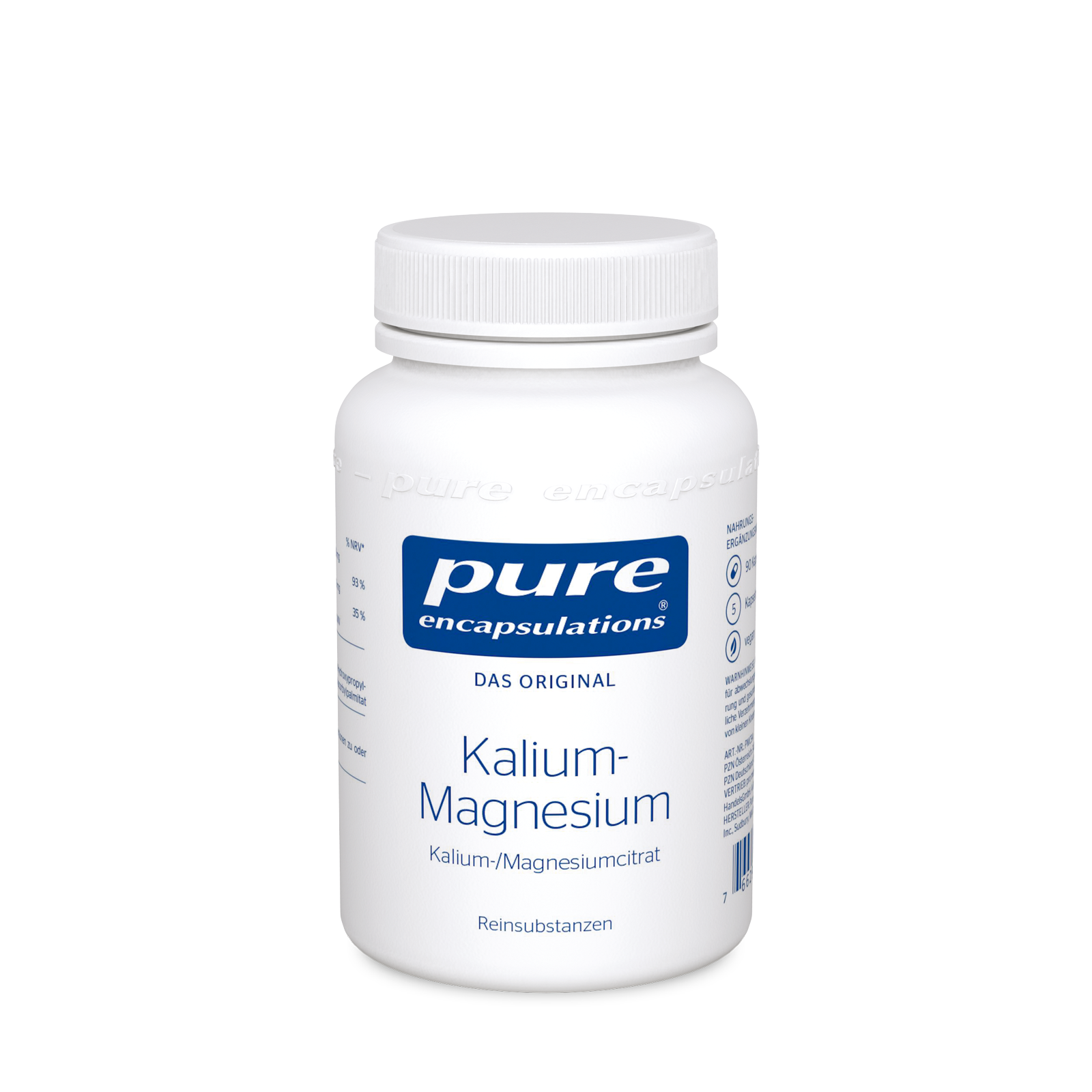 PURE ENCAPSULATIONS Kalium Magn.Citrat Kapseln